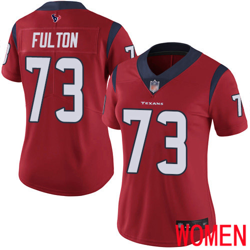 Houston Texans Limited Red Women Zach Fulton Alternate Jersey NFL Football #73 Vapor Untouchable